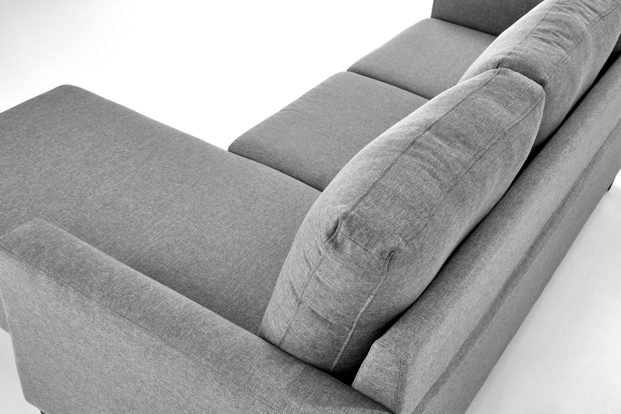 Pohovka s taburetem GERSON šedá