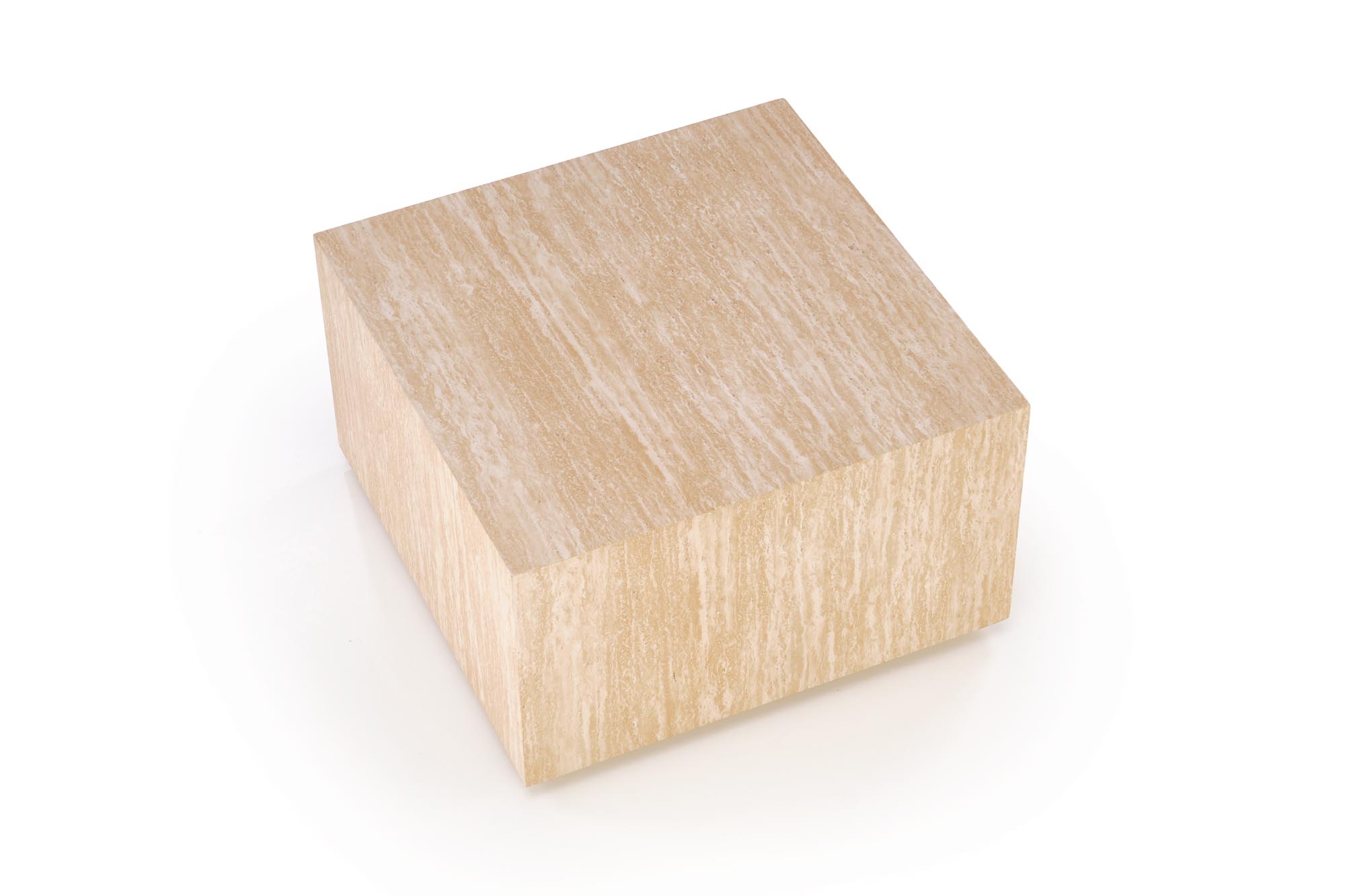 Konferenční stolek TRAVERTINO čtvercový