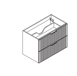 Koupelnová skříňka XYLO 82-60 - pod umyvadlo 60