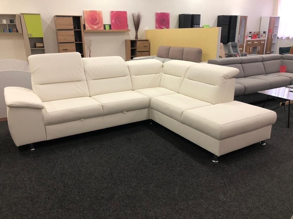 Kožená sedací souprava SCANDY