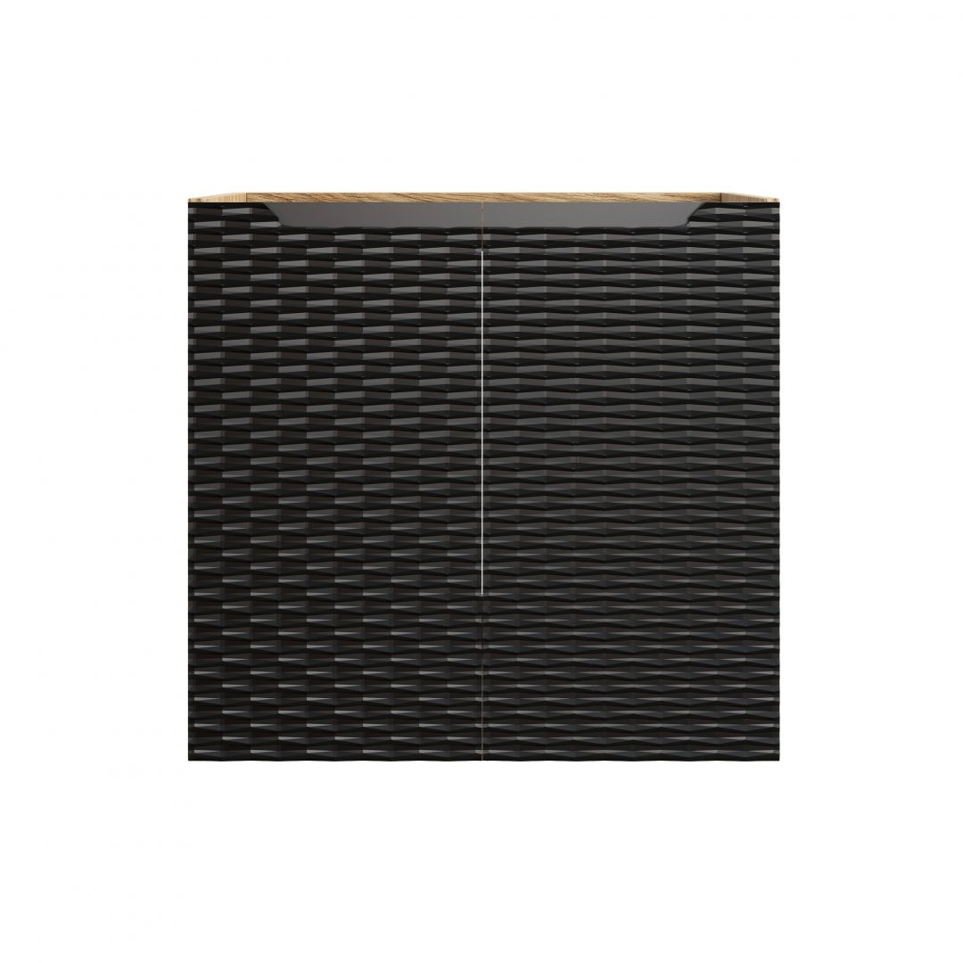 Koupelnová skříňka OCEAN ČERNÁ 82-60 2D - pod umyvadlo 60