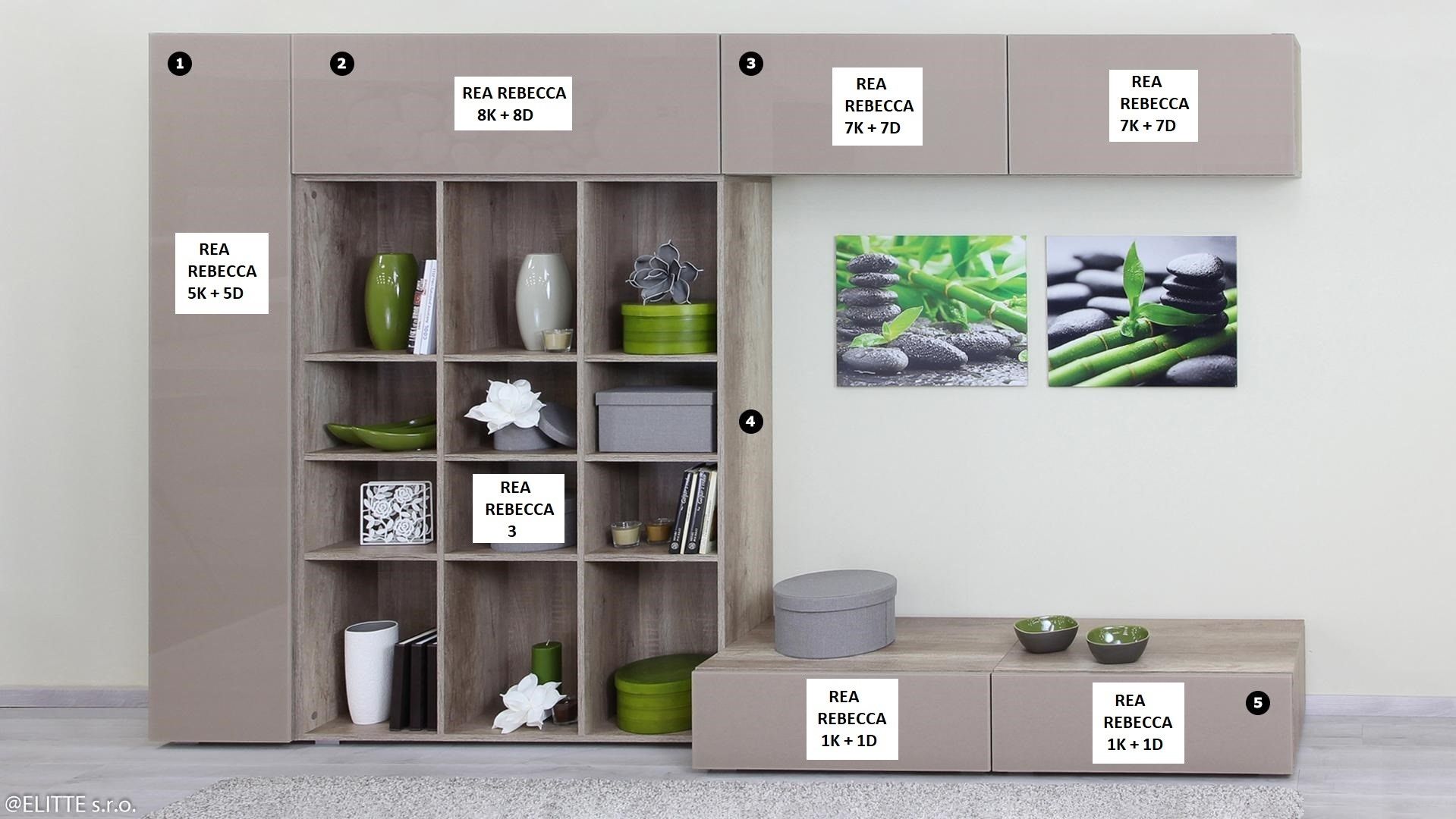 Obývací stěna REA REBECCA I