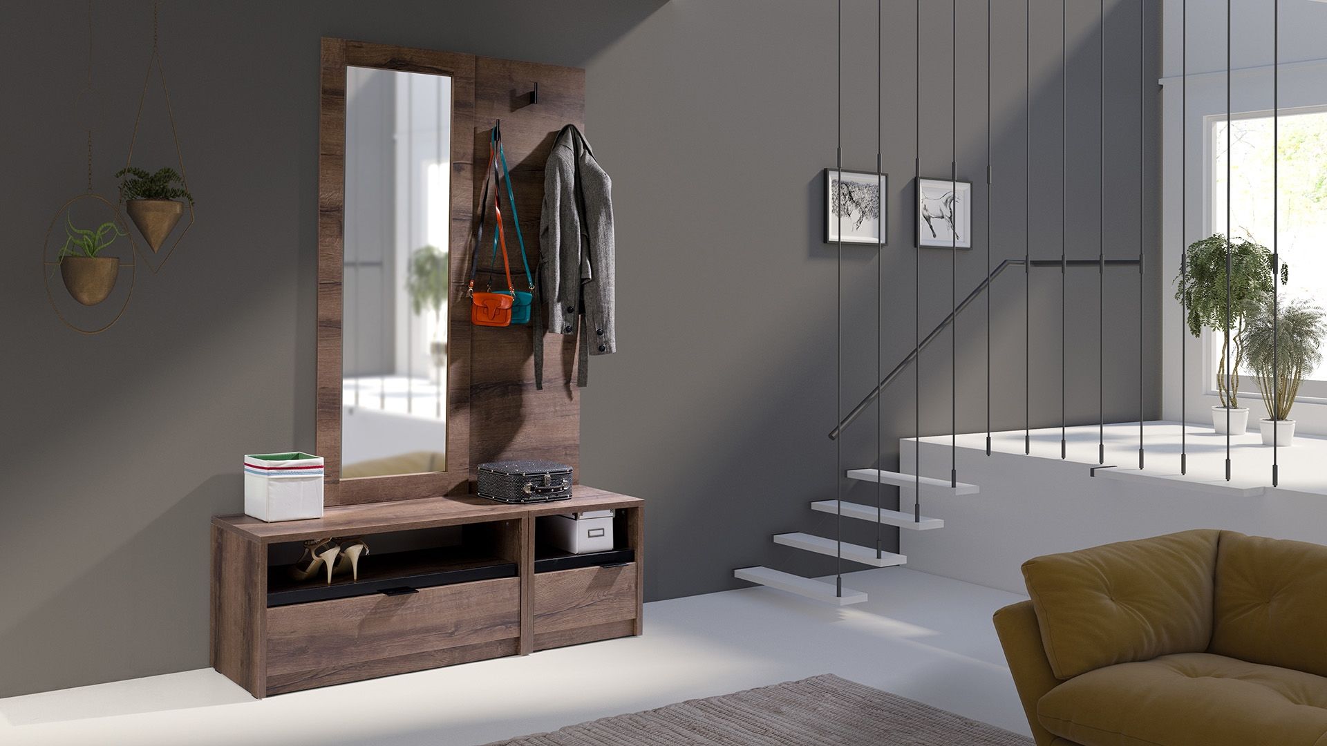 Věšákový panel DANVER D-15