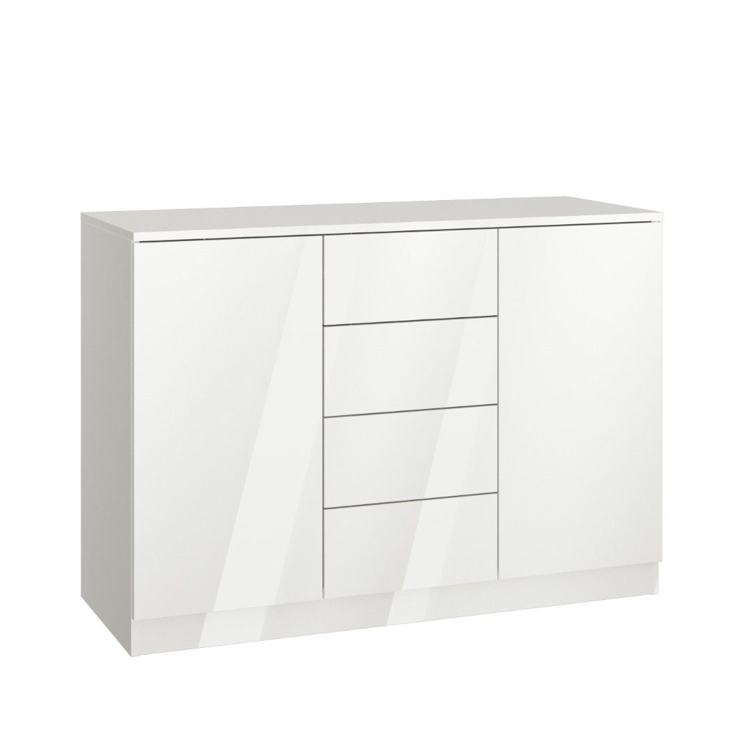 komoda VARIA SLEEP 120 bílý lesk