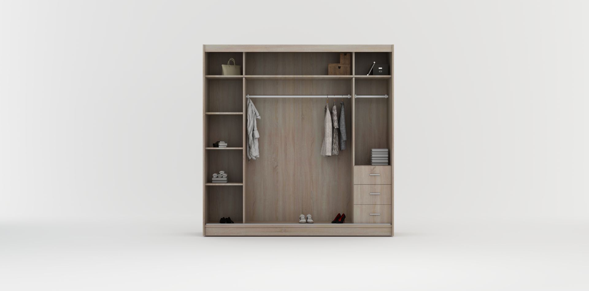 Šatní skříň RUMBA 200