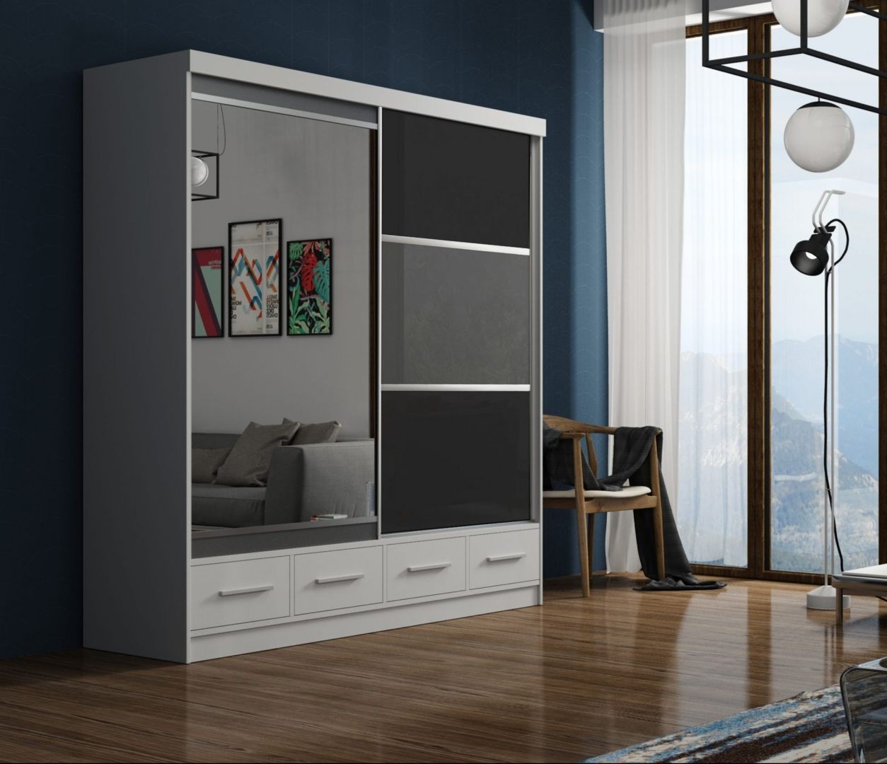 Šatní skříň MARGO 200 II