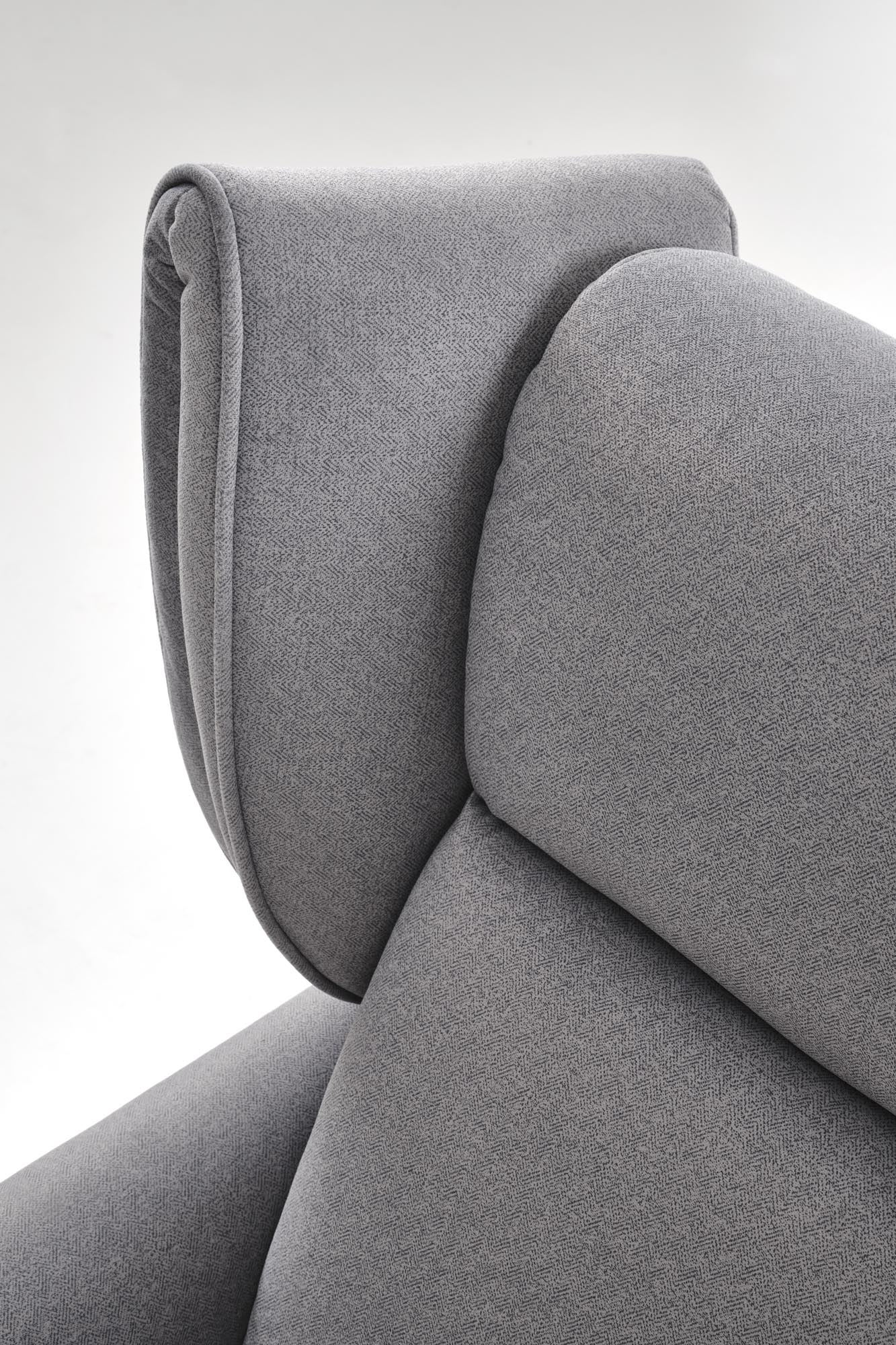 Relaxační křeslo GELATO šedé