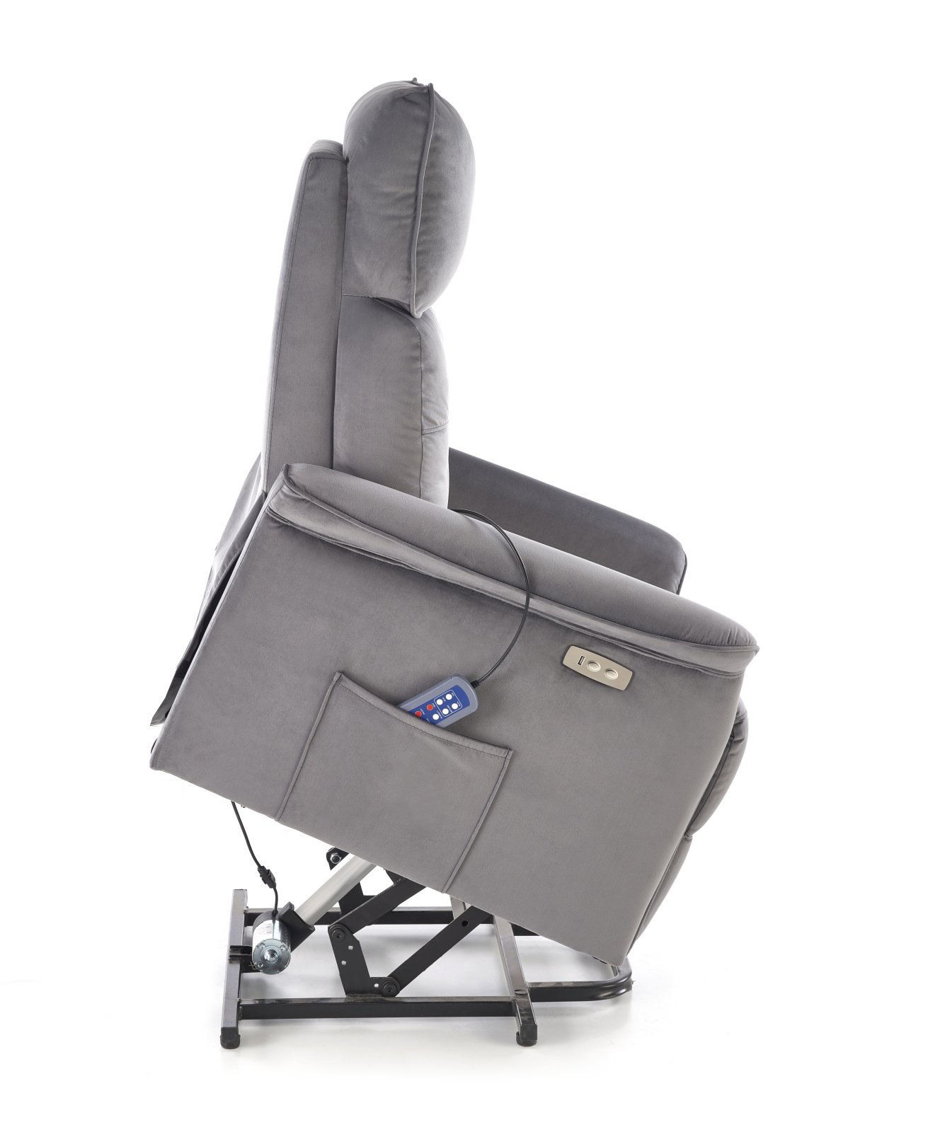 Relaxační křeslo SEMIR 2 šedé