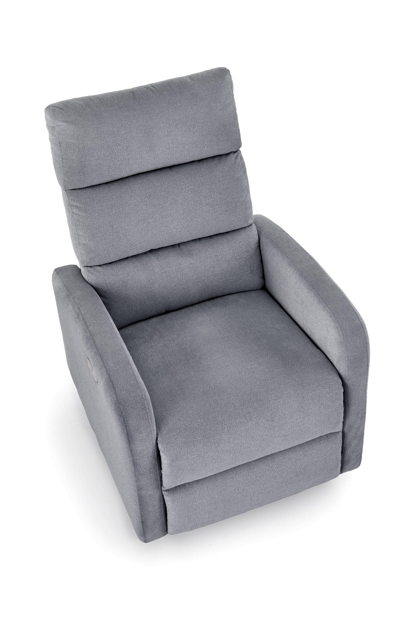 Relaxační křeslo CARINIO šedé