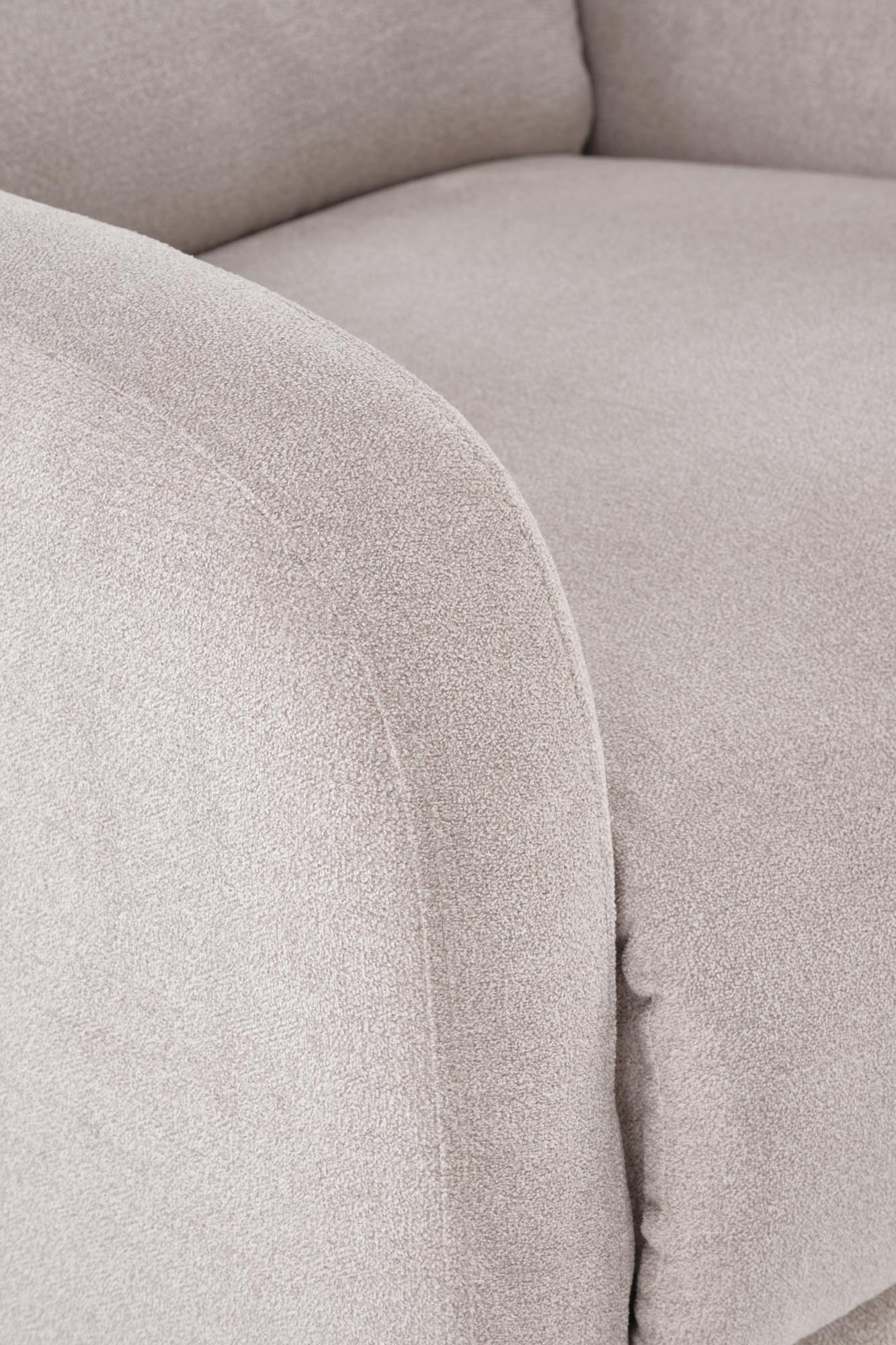 Relaxační křeslo CARINIO světle béžové