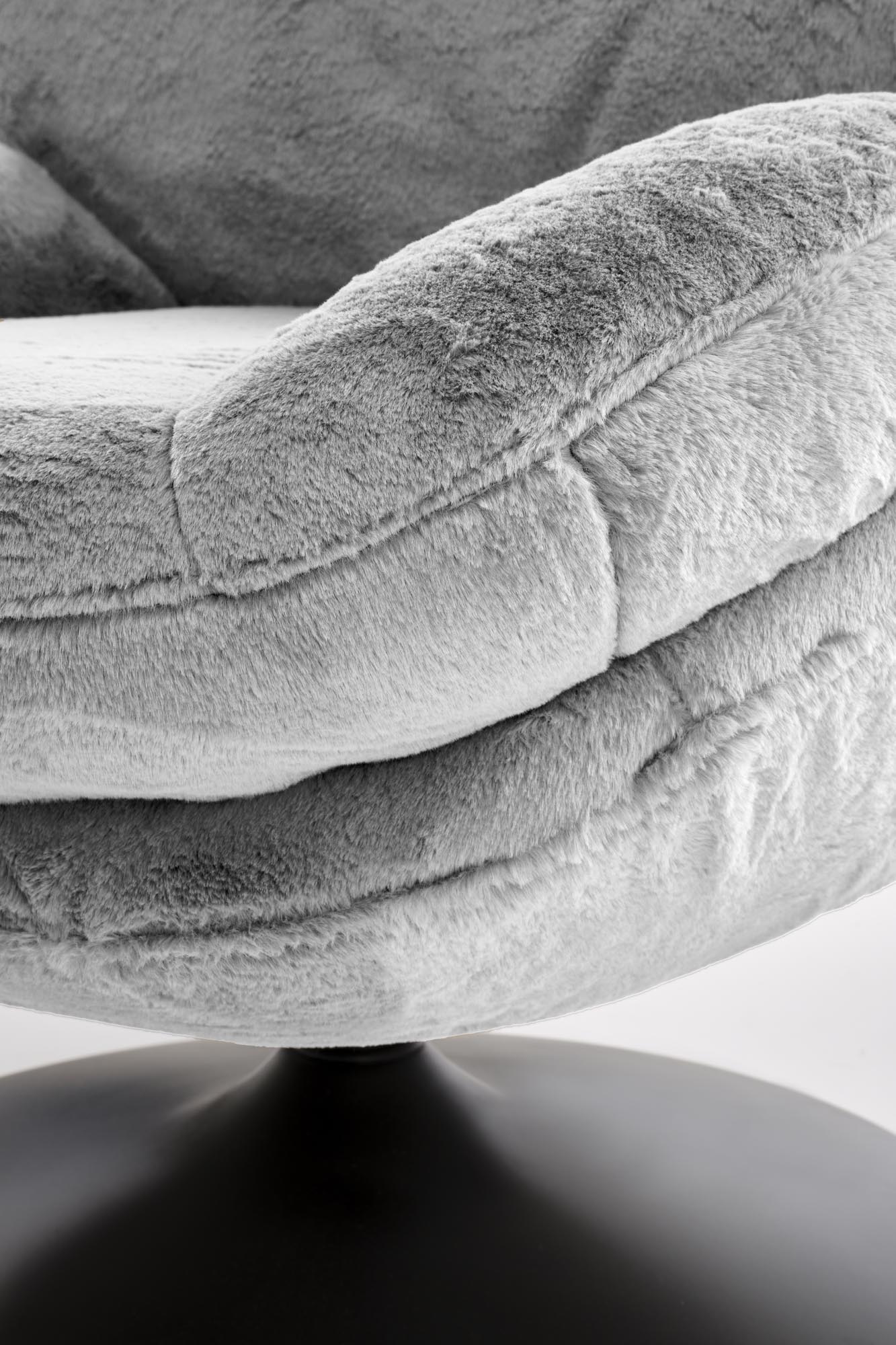 Křeslo SHELL šedá