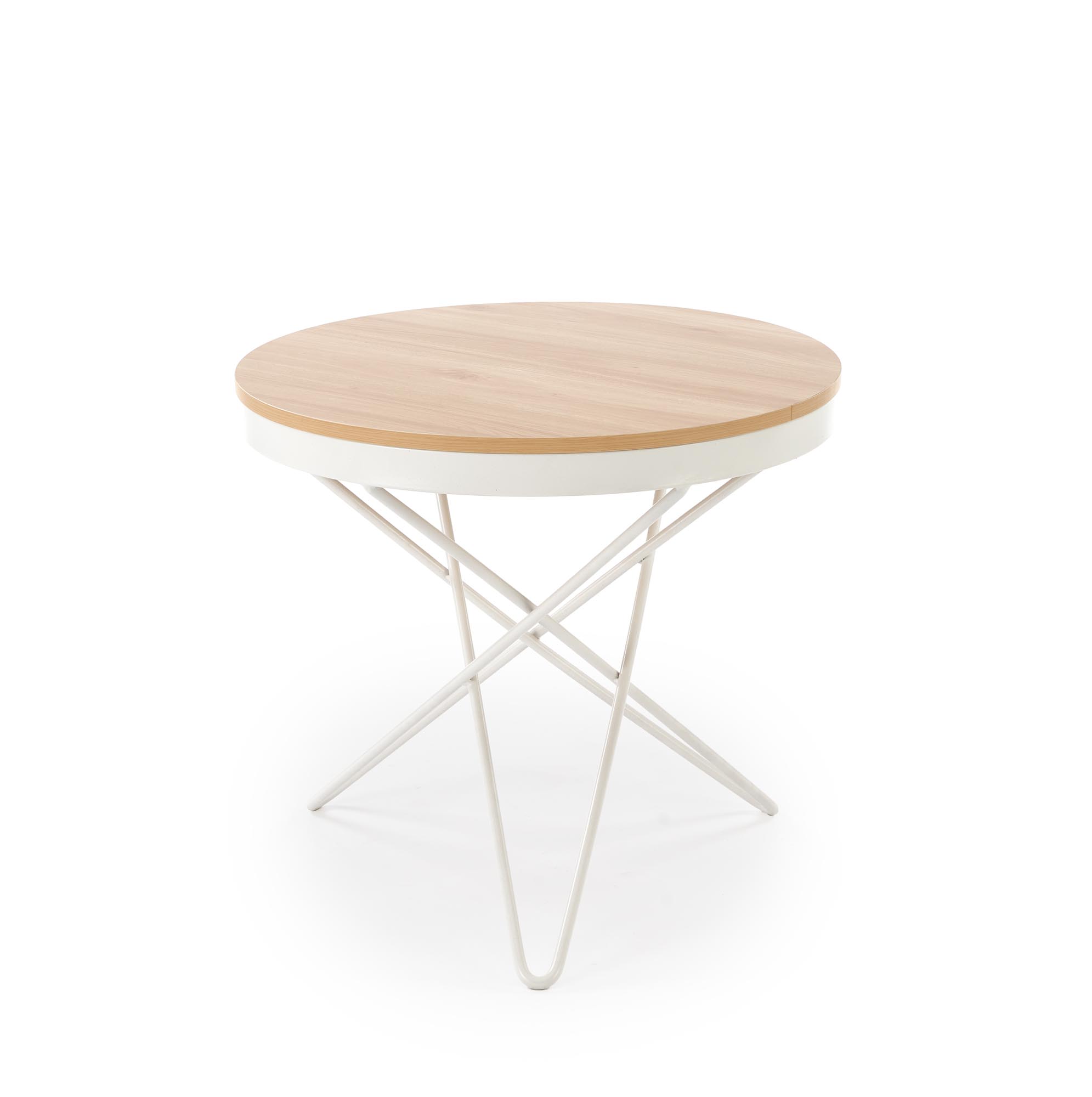 Konferenční stolek LEILA přírodní/bílá