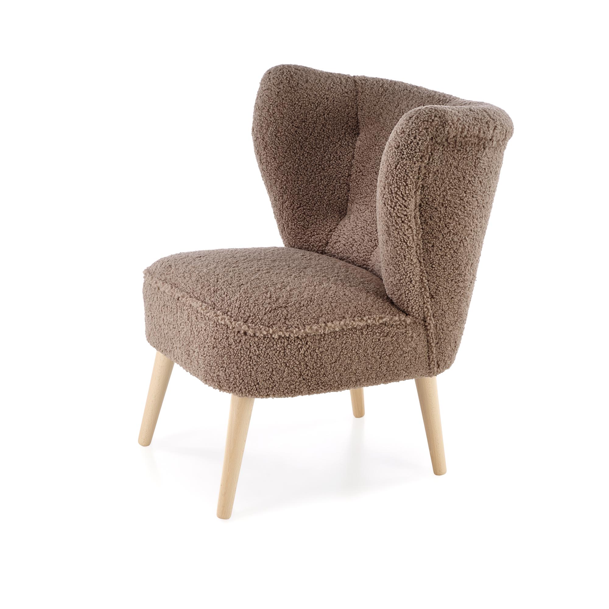 Křeslo MOCCA tmavě hnědé