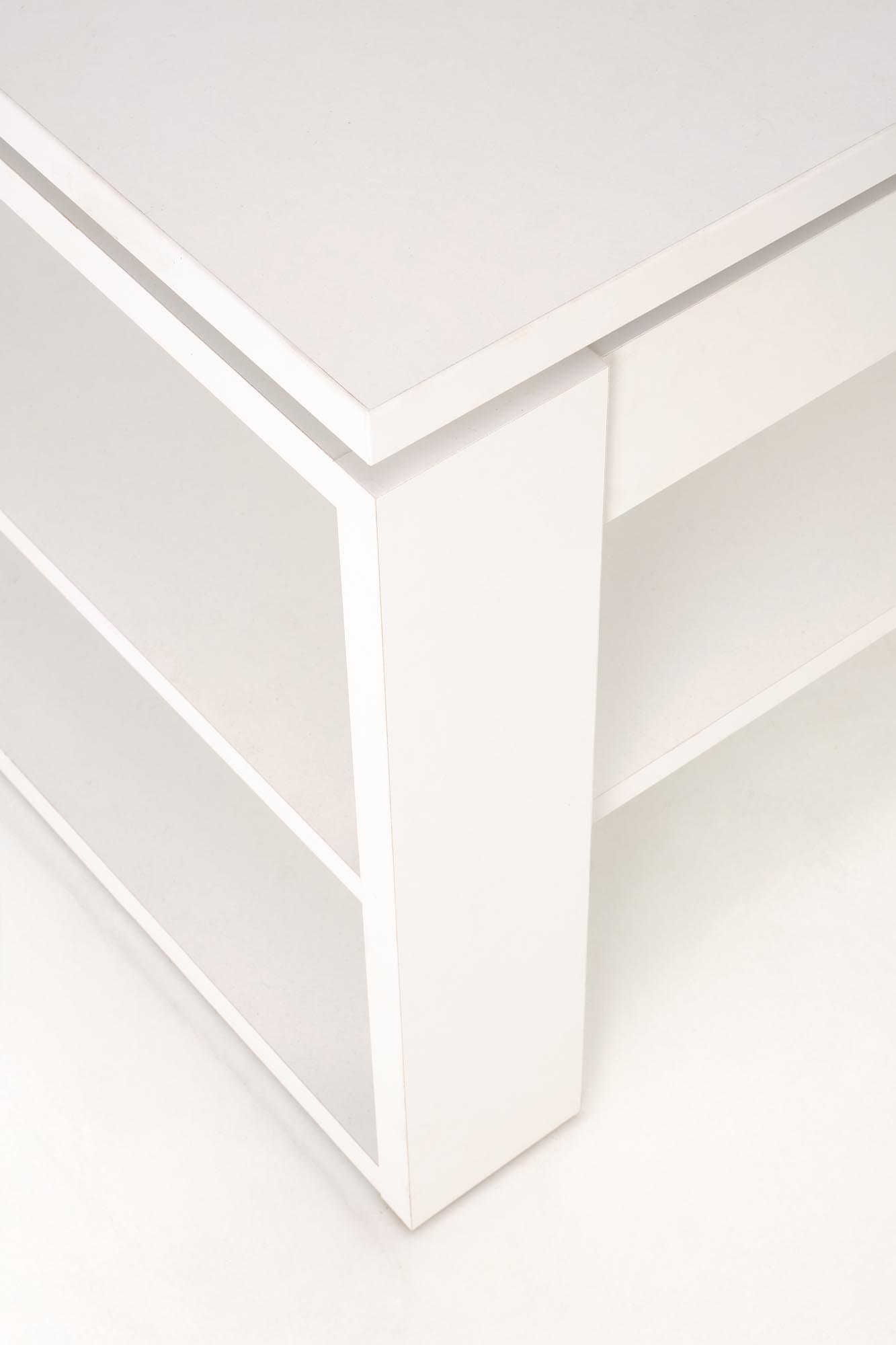 Konferenční stolek BETTY se zvedací deskou, bílý