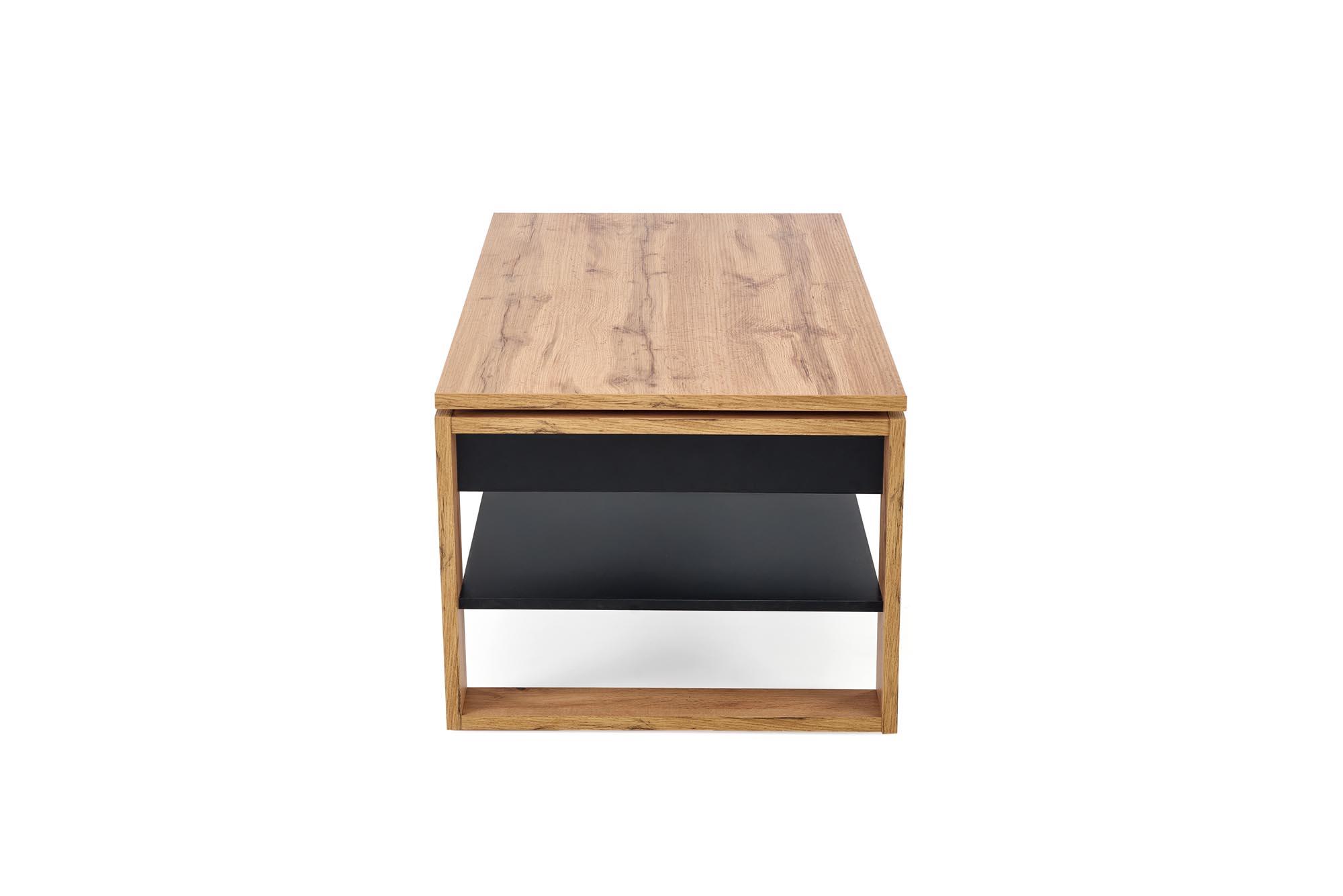 Konferenční stolek BETTY se zvedací deskou, dub artisan/černá