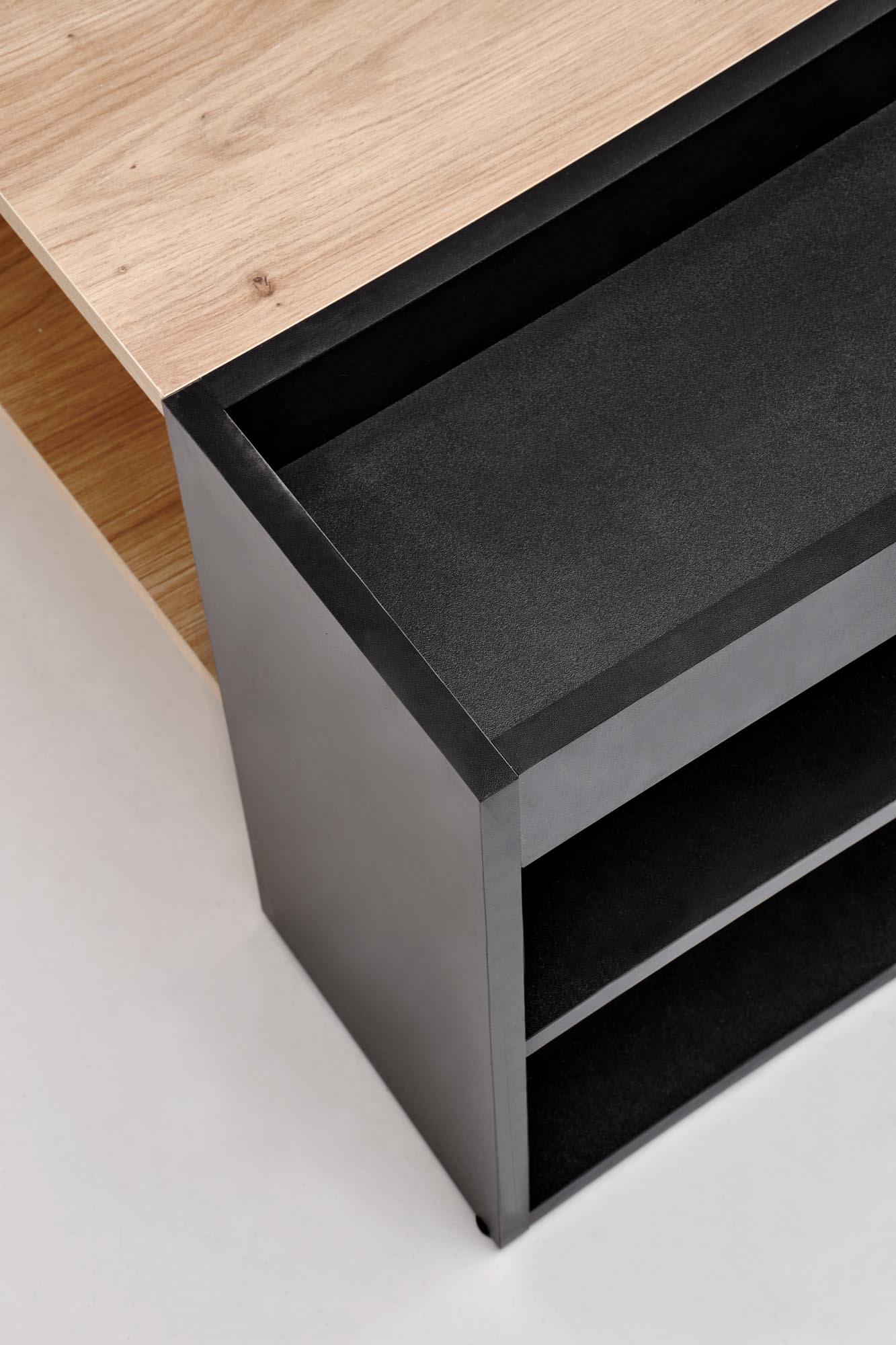 Konferenční stolek MURCIA dub artisan/černá