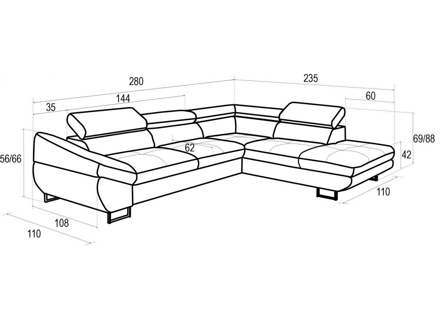Sedací souprava AVOLA SKLADEM