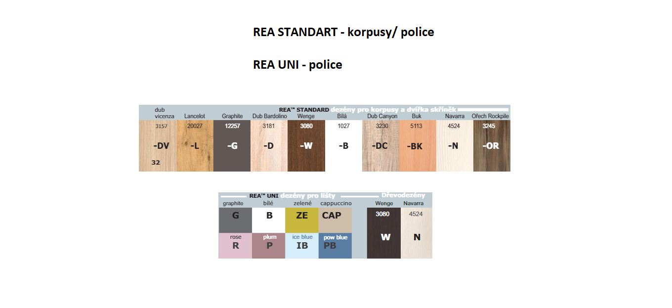 Regál REA STORE 60/200
