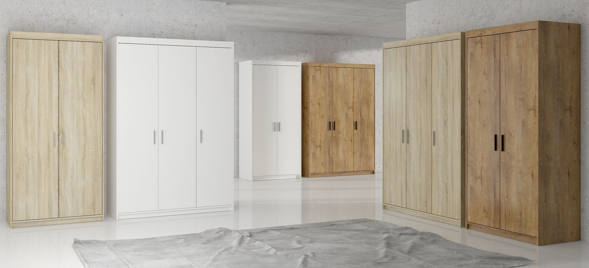 Šatní skříň ELENNA 2D