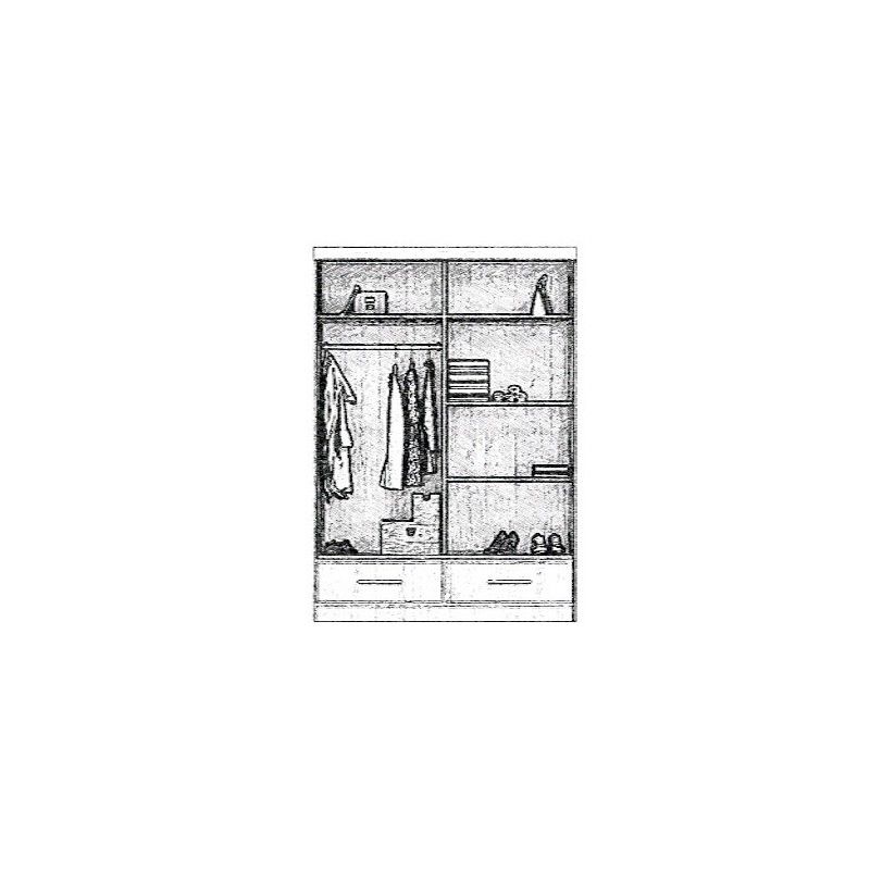 Šatní skříň LUISS 150