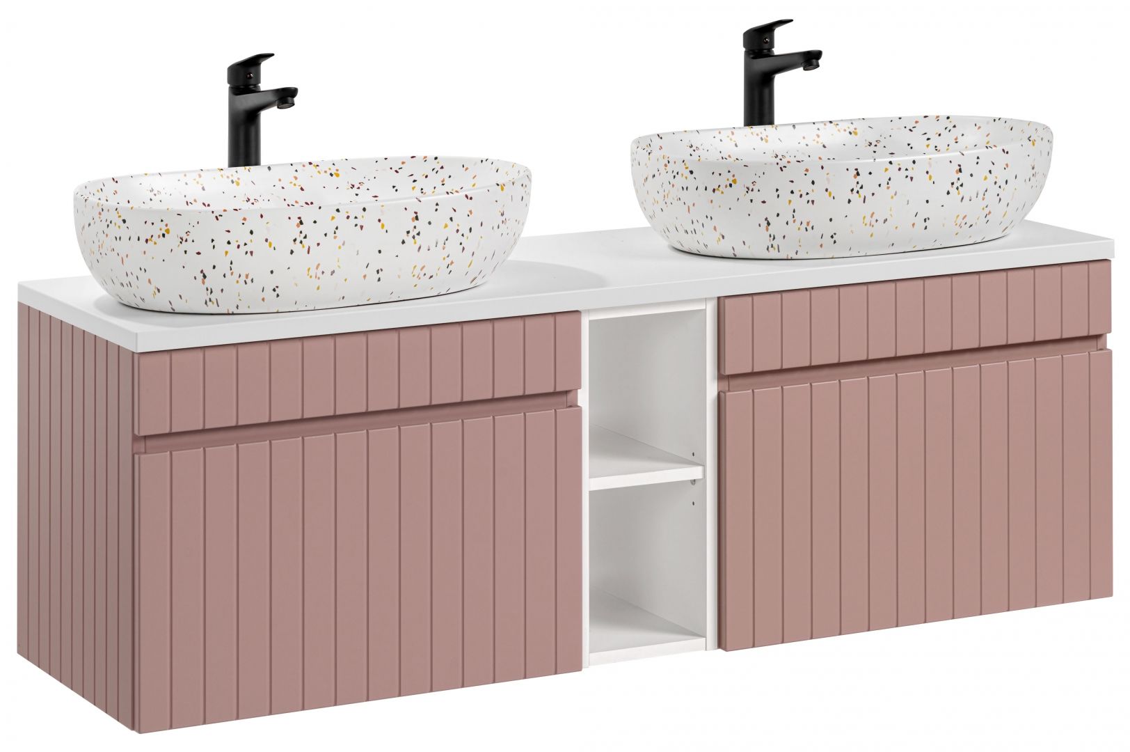 Koupelnová skříňka IKONIC ROSE 82-60 - pod umyvadlo 140