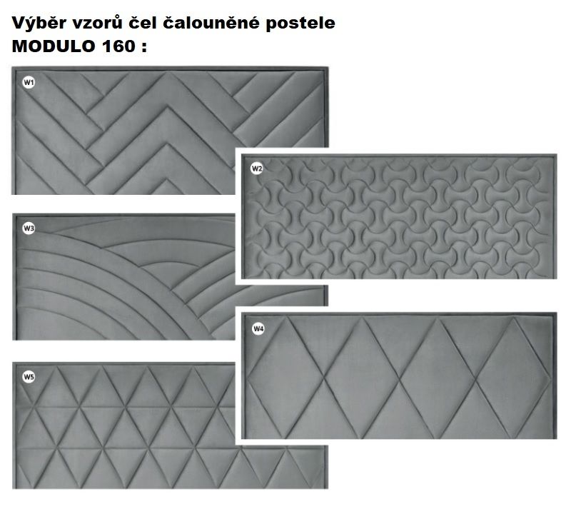 Manželská postel MODULO 160