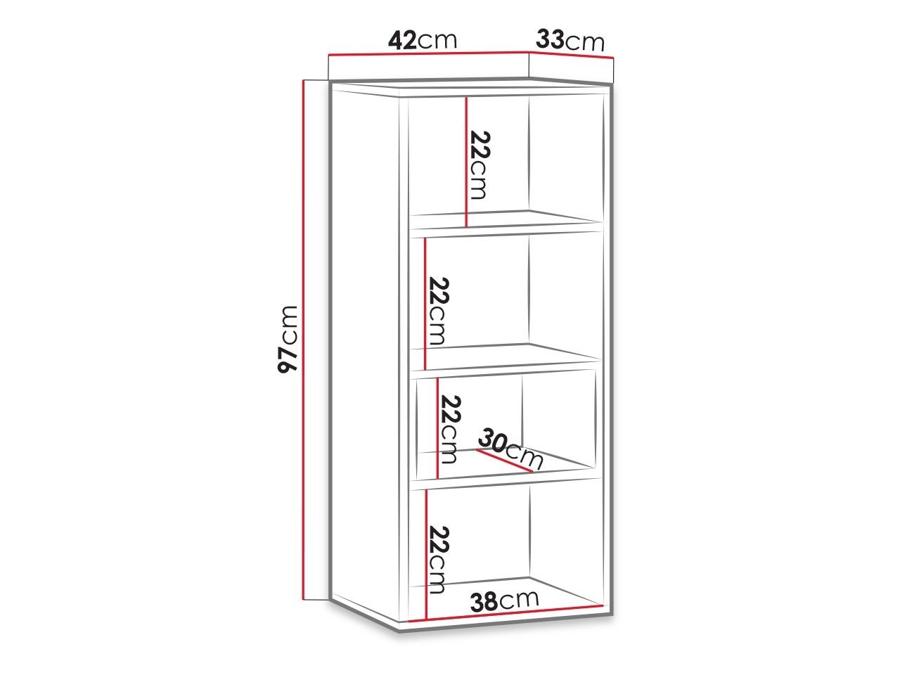 Závěsná skříňka OLIVER OL-12