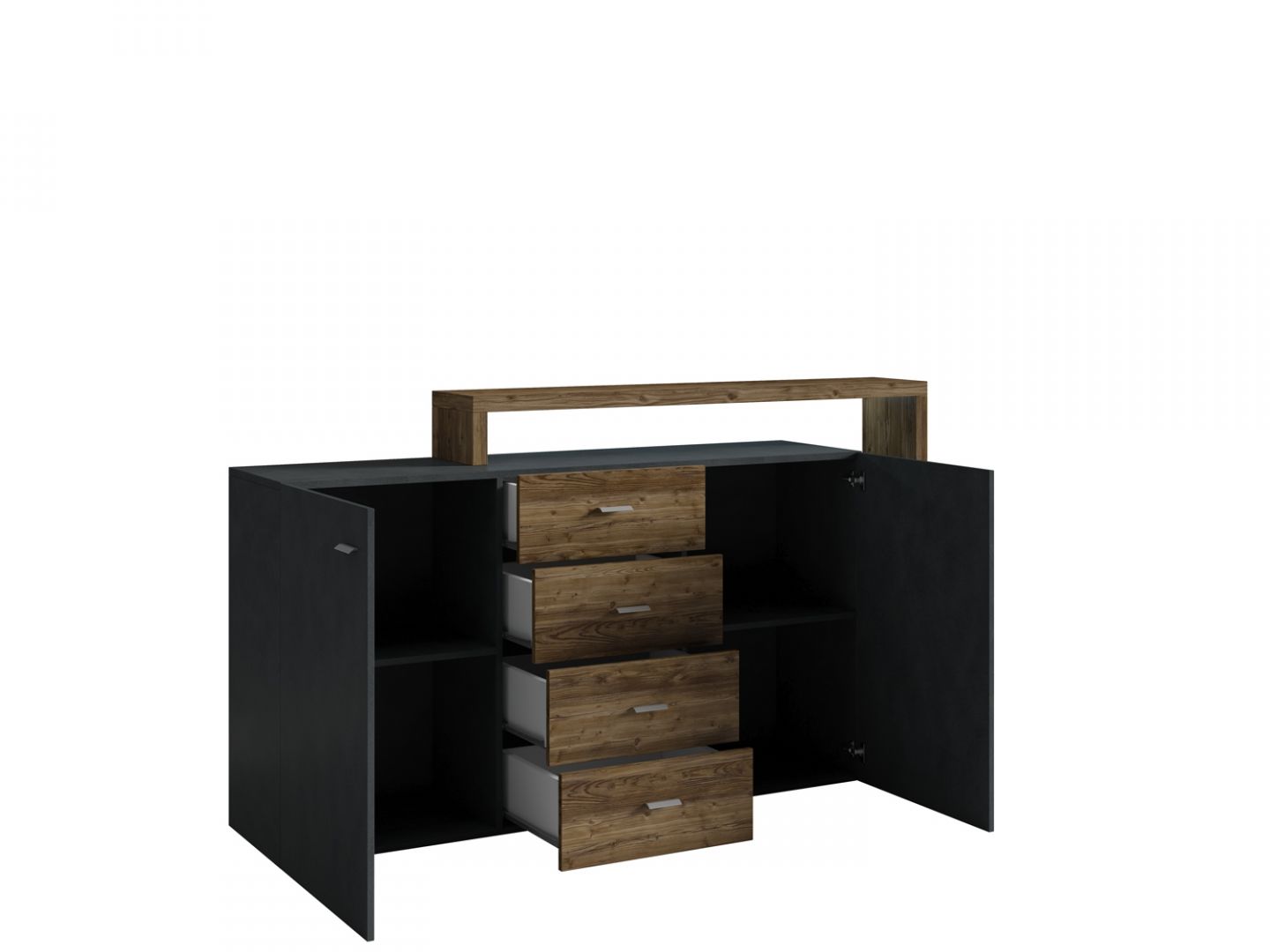 Komoda BOTA Appenzellský smrk - šedá Matera