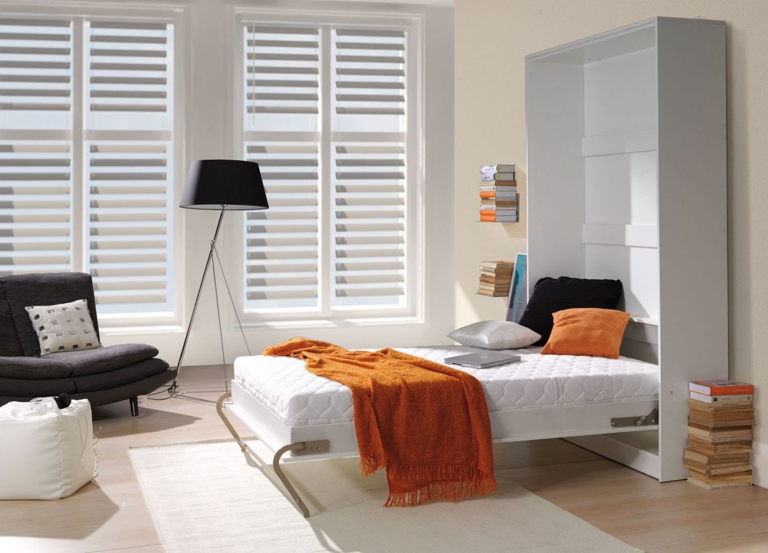 Sklápěcí postel do skříně VERTIKÁLNÍ