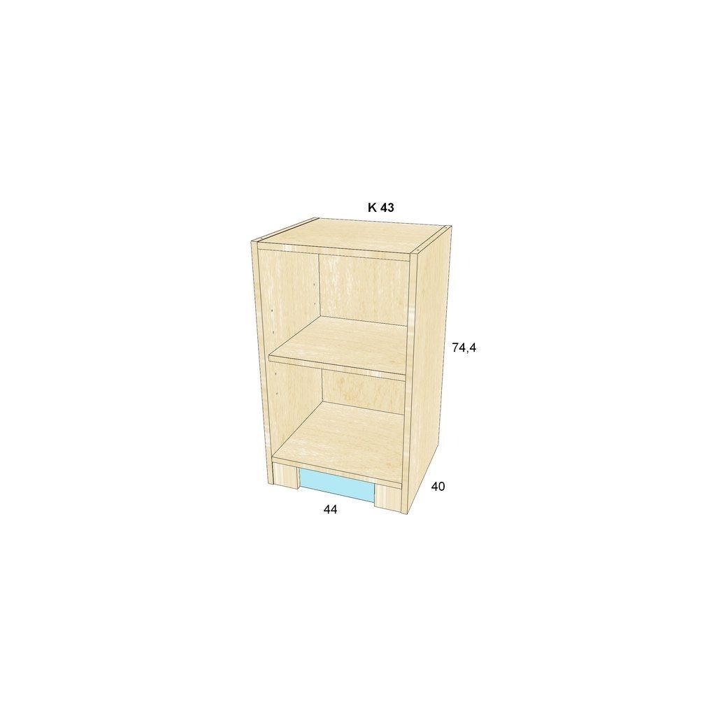 Policový regál BOŘEK K 43