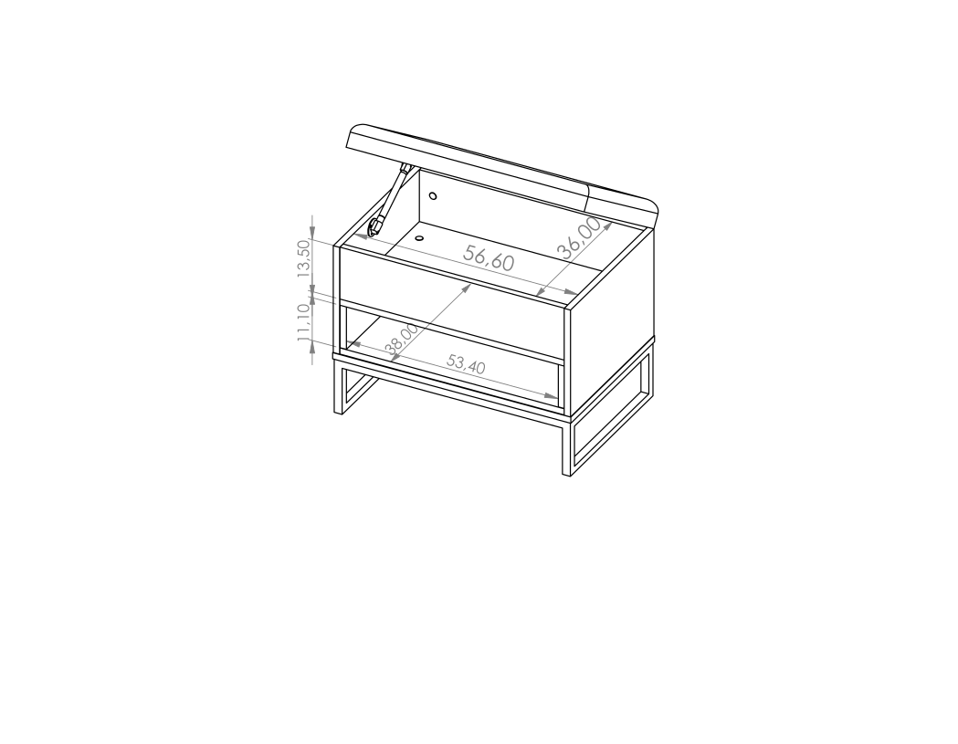 Botník lavice OLIVER OL-03