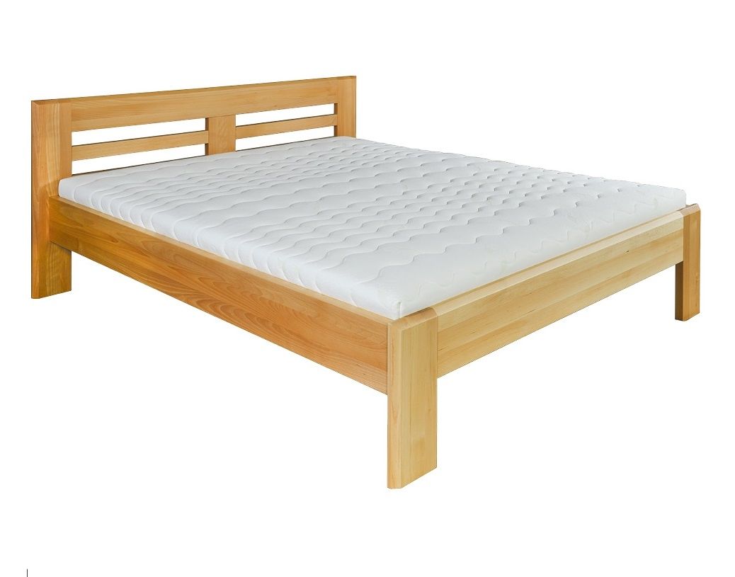 Manželská postel z masivu LK111 buk