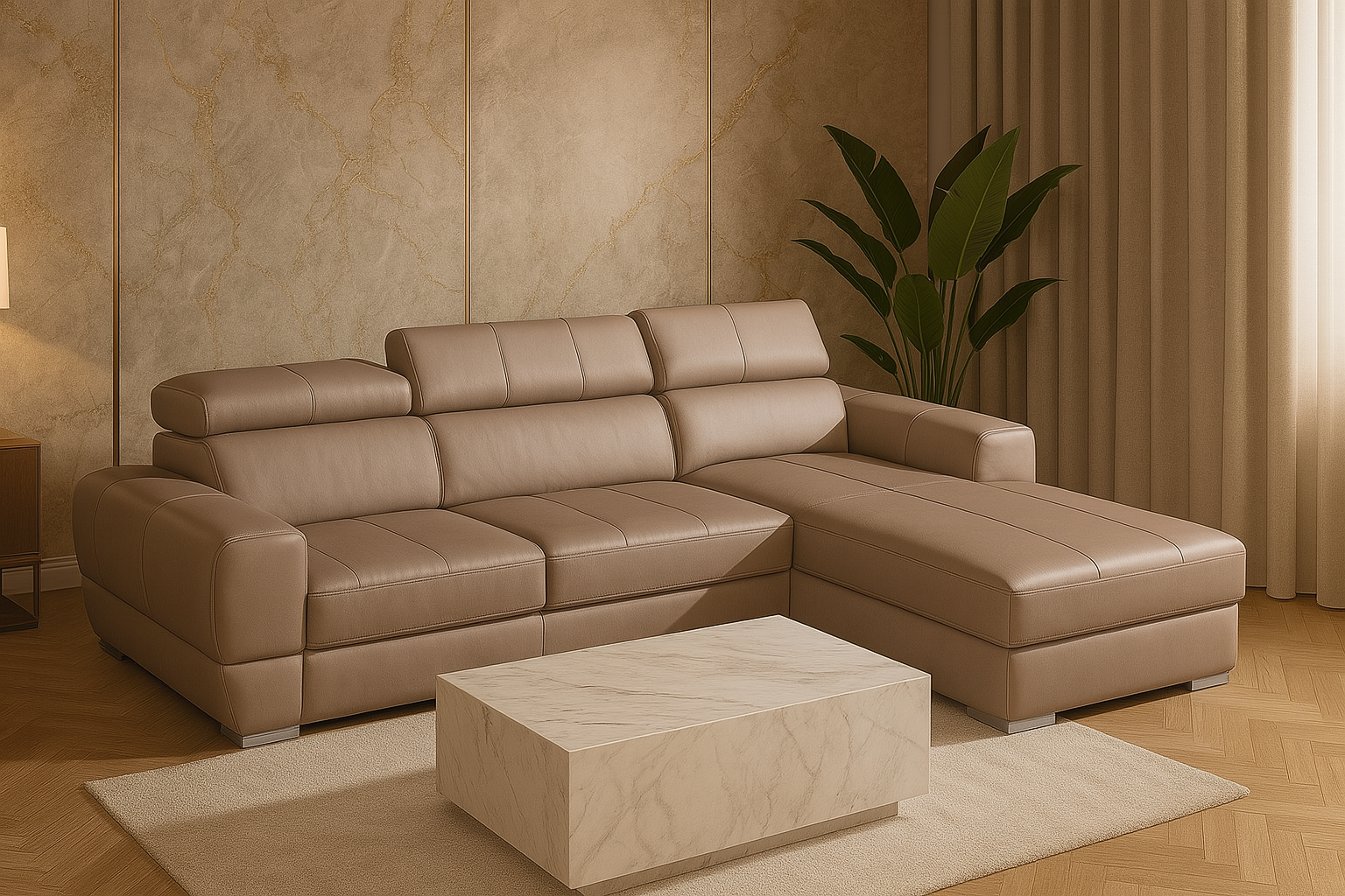 Kožená sedací souprava VENNTO 1