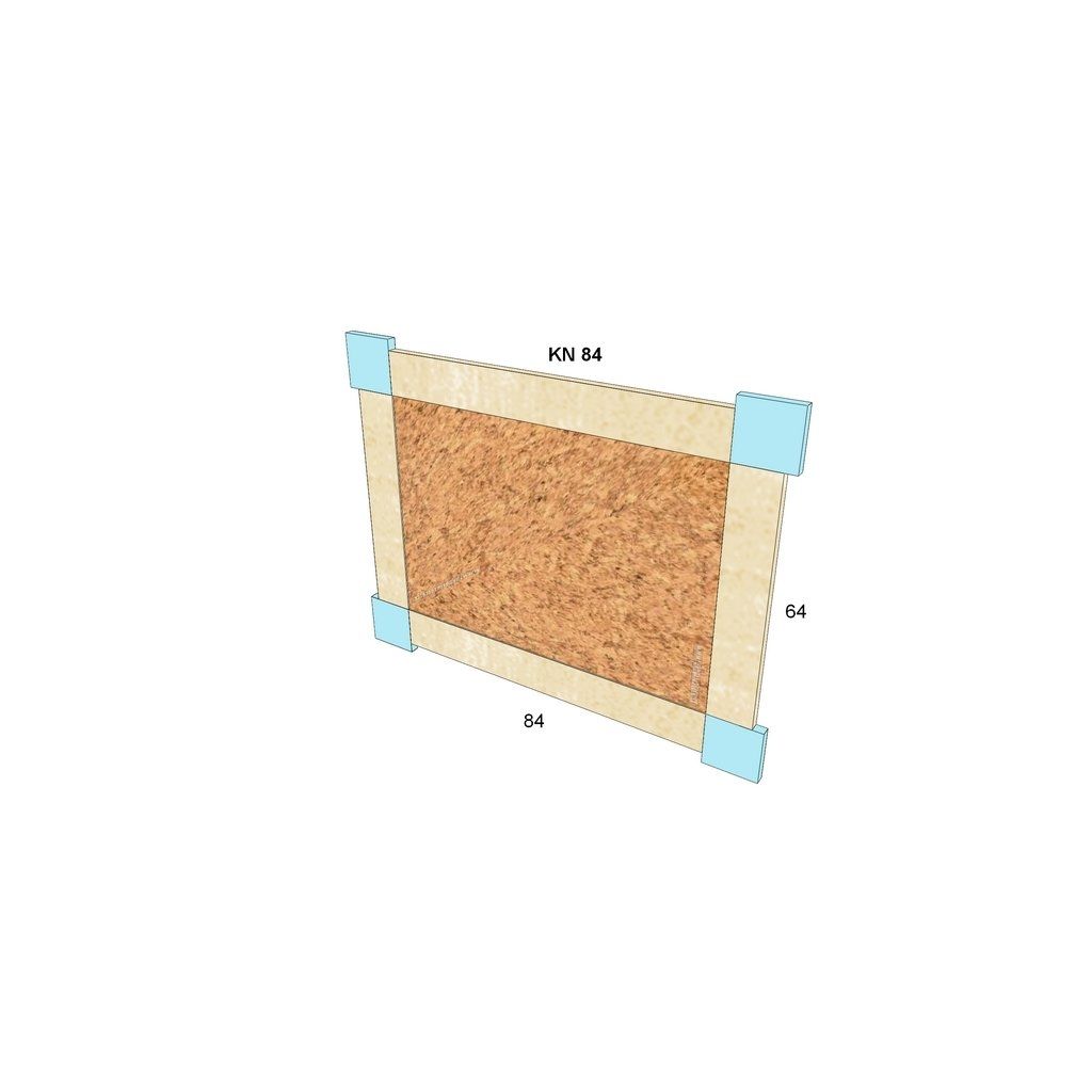 Korková nástěnka BOŘEK KN 84