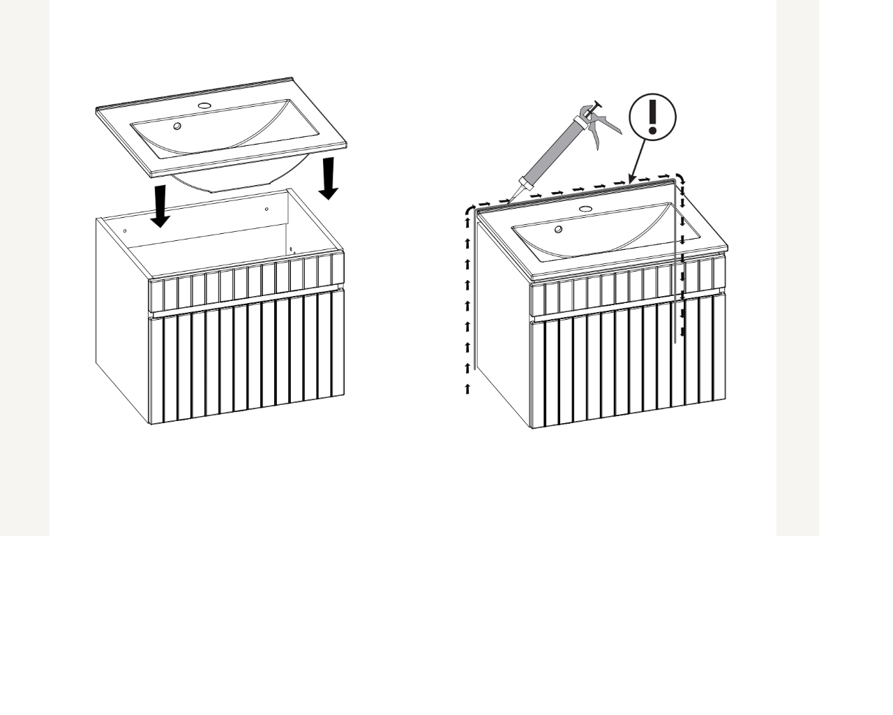 Koupelnová skříňka NOVA DUB 82-60 2D - pod umyvadlo 60