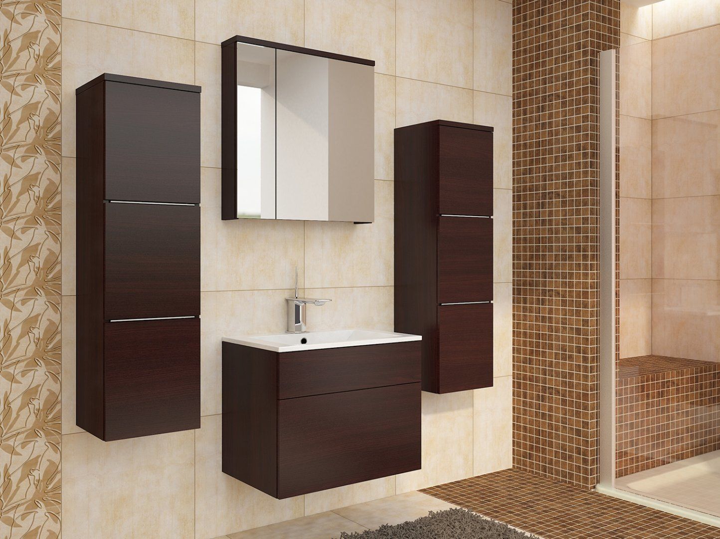 Koupelnová sestava PORTOS WE 01 wenge