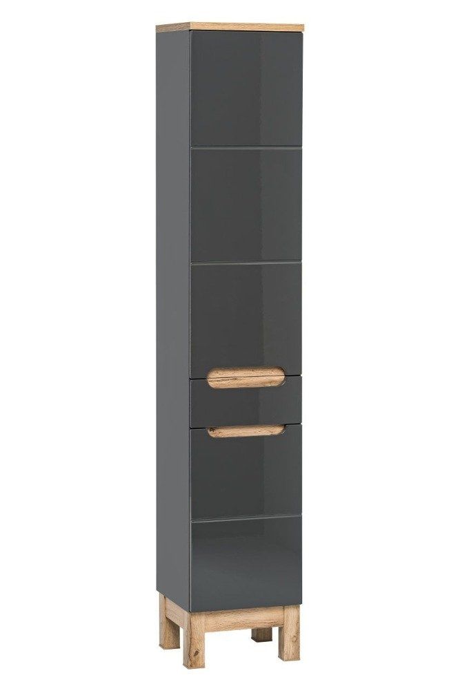 Koupelnová skříňka BALLI GREY 800 - vysoká