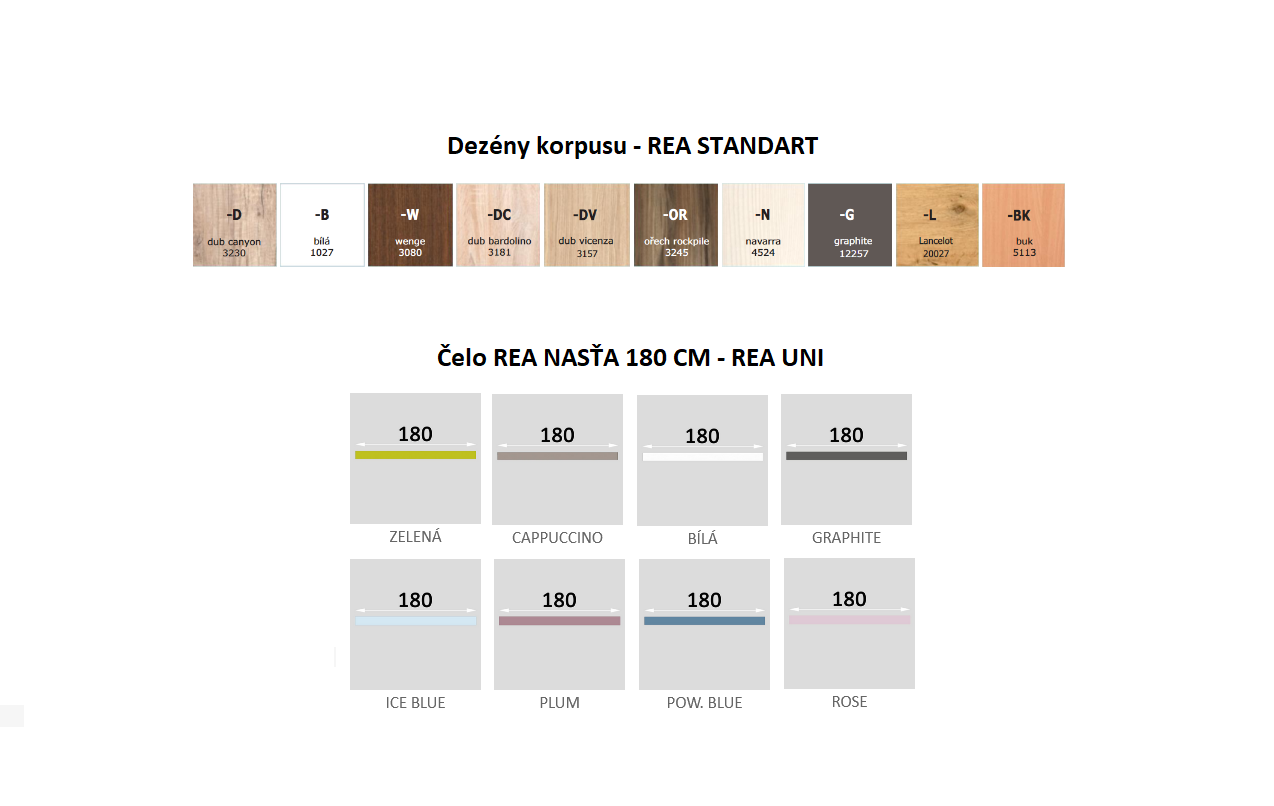 Ložnice REA CATANIA