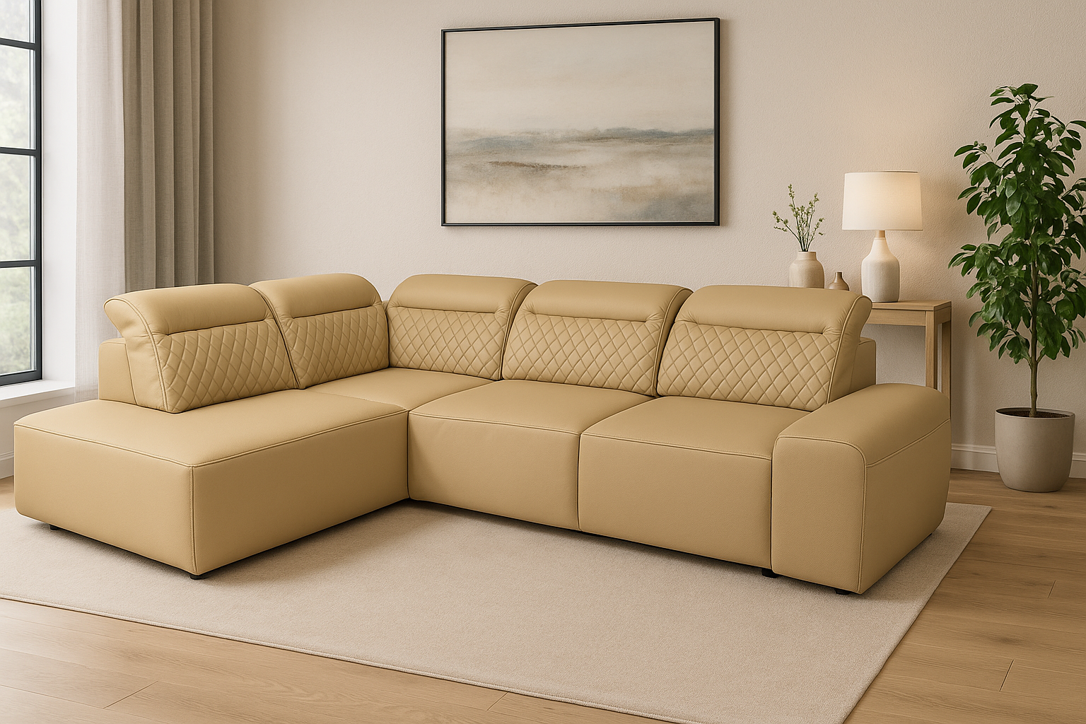 Kožená sedací souprava LANZONI 2  KŮŽE-SKLADEM