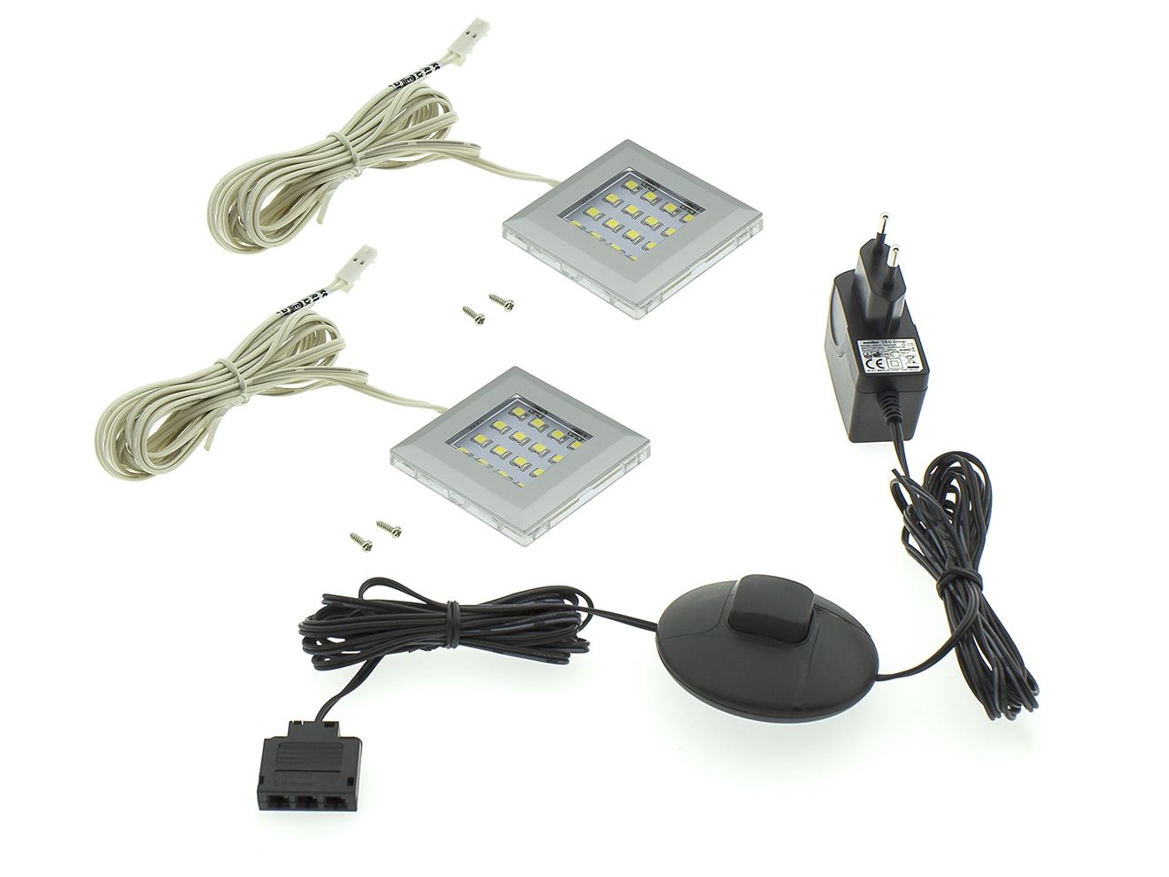 Vitrína II TULSA Bílý lesk