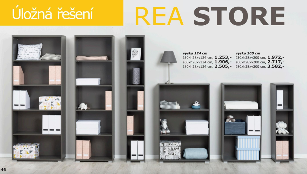 Regál REA STORE 60/200