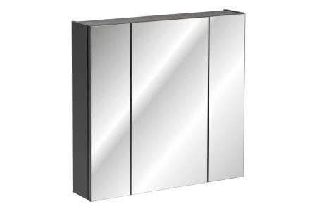 Koupelnová skříňka MONACO GREY 841 - závěsná se zrcadlem