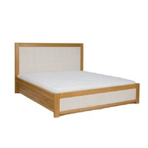 Manželská postel z masivu LK214 dub