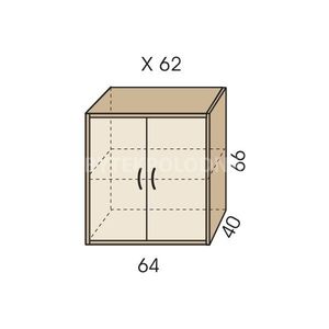 Nástavec na skříň JIM 5 X 62