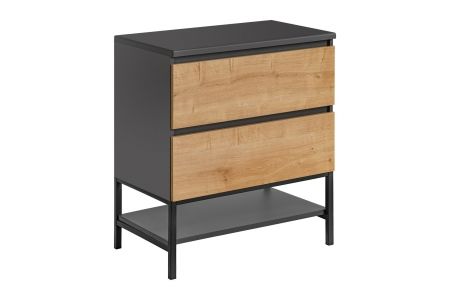 Koupelnová skříňka MONACO GREY C80 - pod umyvadlo 80