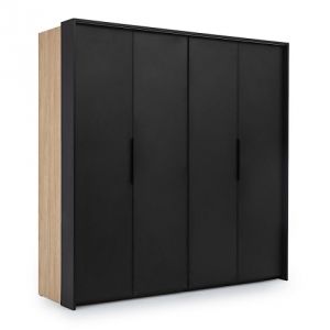 Šatní skříň BLACK LOOFT 4D