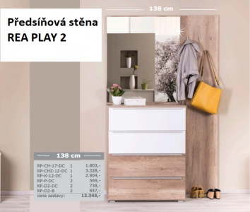REA PLAY - Předsíňová sestava 2