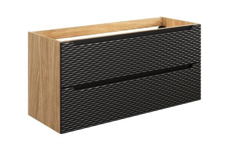 Koupelnová skříňka OCEAN ČERNÁ 82-120 2S - pod umyvadlo 120