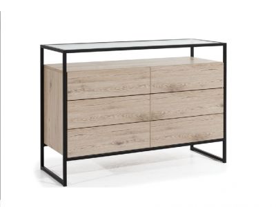 Komoda GLAS LOOFT GLKO 6S