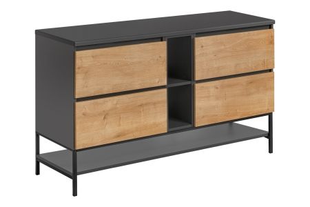 Koupelnová skříňka MONACO GREY C140 - pod umyvadlo 140